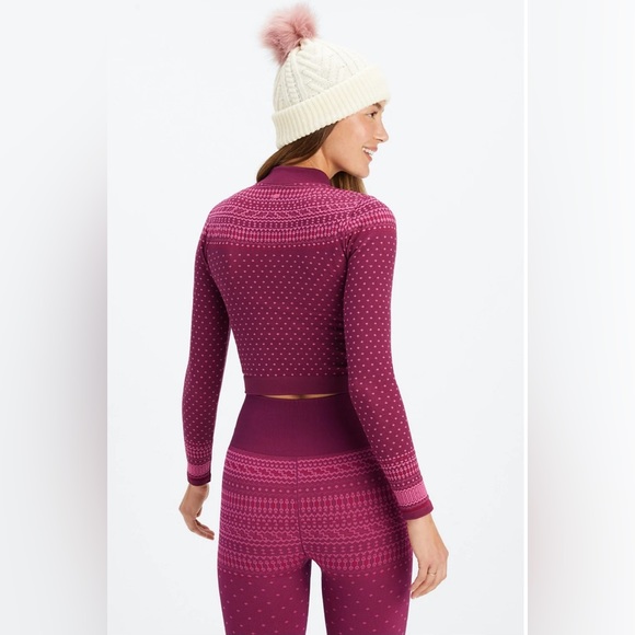 Fabletics Holly Seamless Long-Sleeve Top and Pants Set - cool weather is coming! - Picture 2 of 3